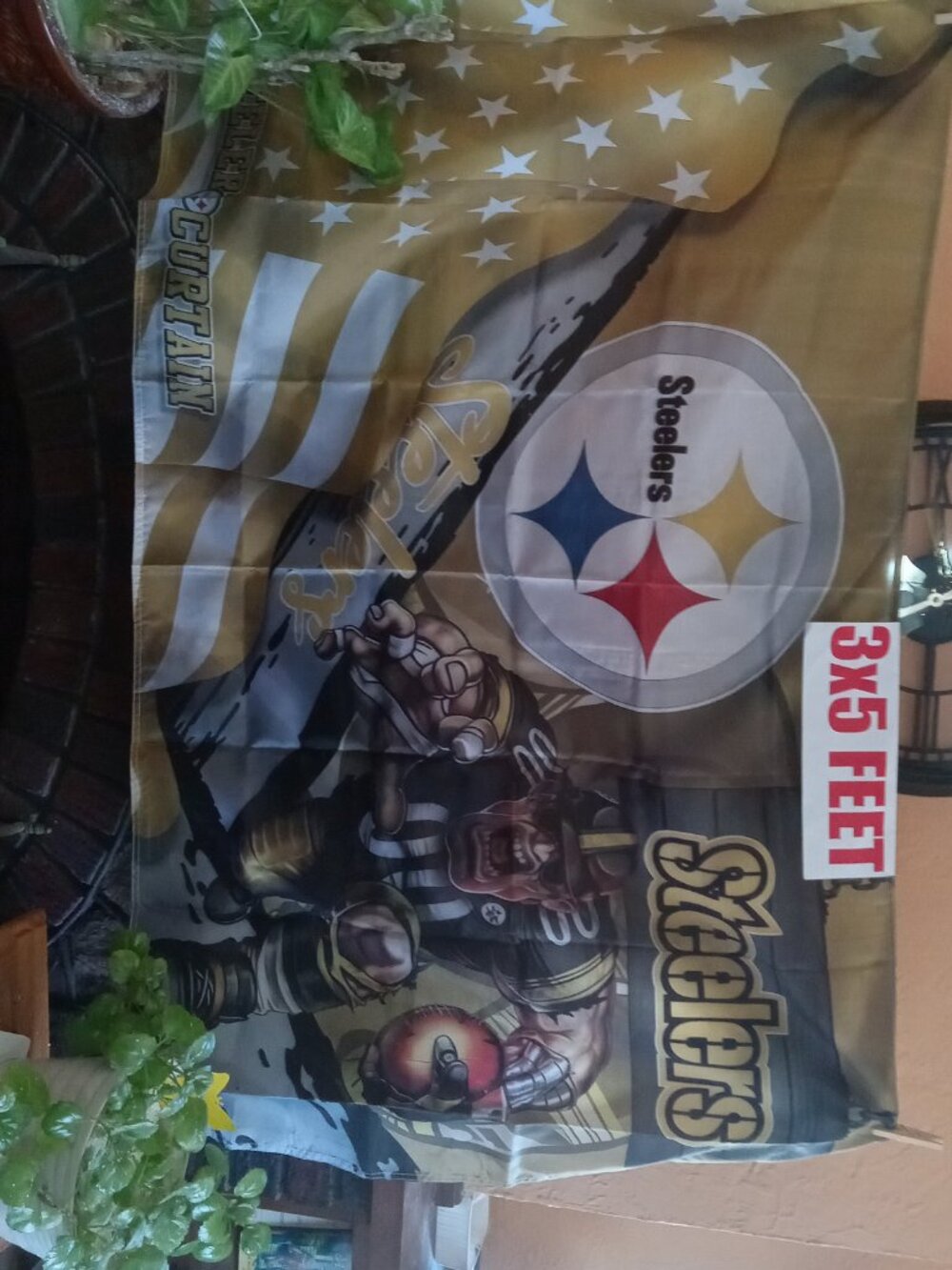 Pittsburgh Steelers Stars Stripes & Steroids NFL 3X5 Feet Flag Banner